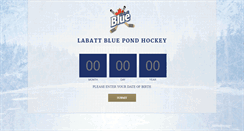 Desktop Screenshot of labattbluepondhockey.com